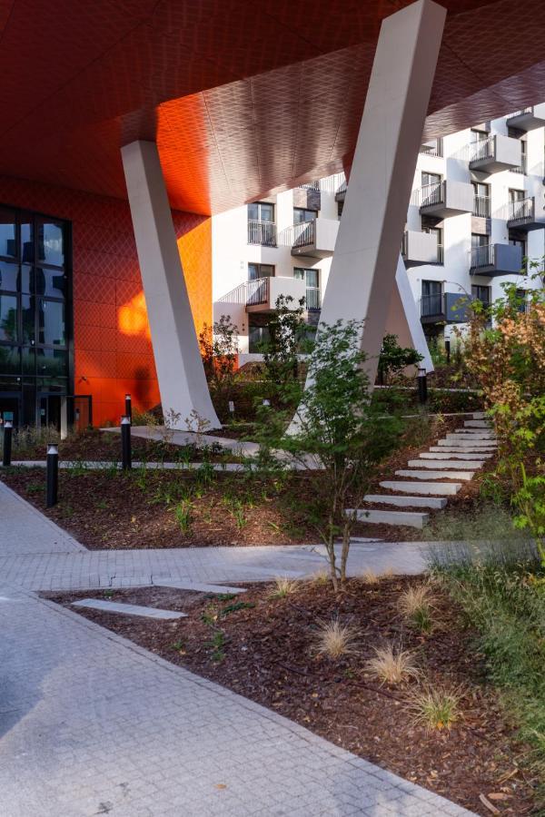 Luxurycity Apartment With Terrace Wrocław Eksteriør billede