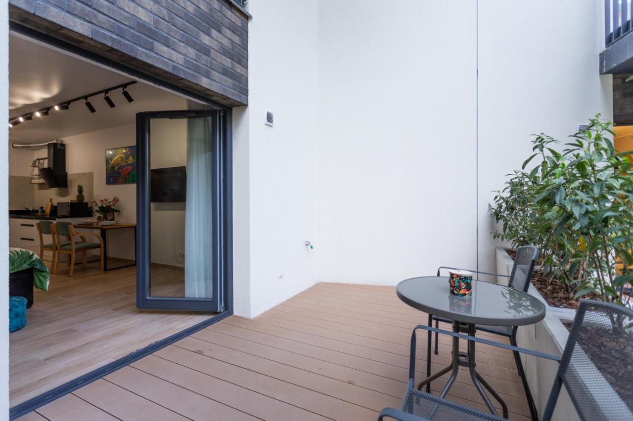 Luxurycity Apartment With Terrace Wrocław Eksteriør billede